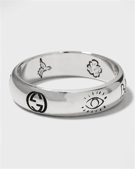 blind for love gucci robe|Gucci silver love rings.